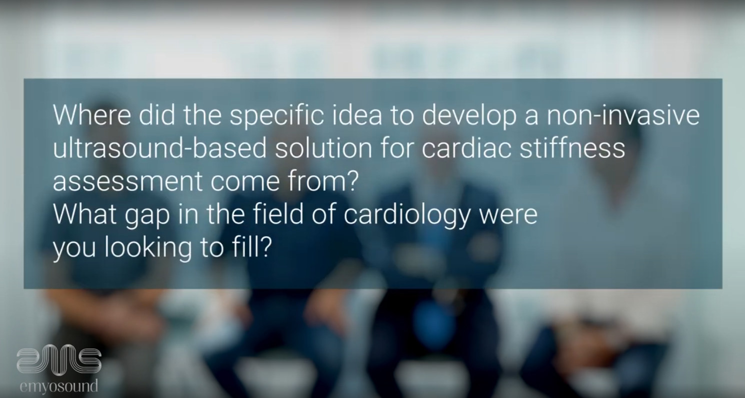 Q&A with eMyosound founders: origin of the non-invasive cardiac idea