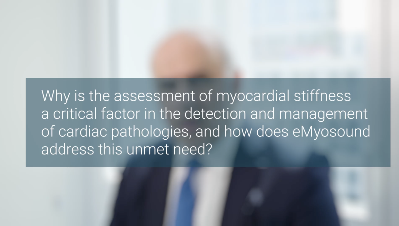 Q&A with eMyosound founders: importance of myocardial stiffness assessment